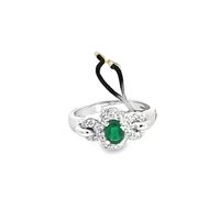 Anillo Recarlo Mujer in Oro Smeraldo 0.38 Ct ZU 543/BSME - ZU 543/BSME